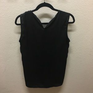 ABS Platinum Black Mesh Design Blouse